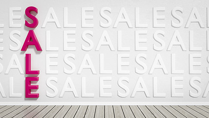 Image showing sale background with words sale