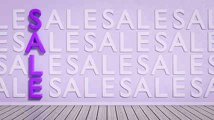 Image showing sale background with words sale