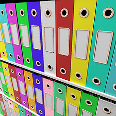 Image showing Shelves Of Files For Getting Paperwork Organized