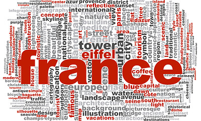 Image showing France word cloud