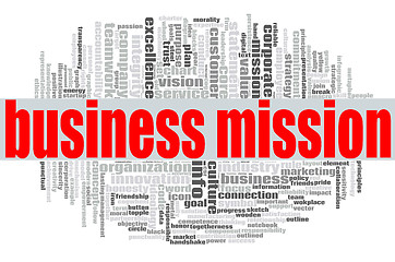 Image showing Business mission word cloud