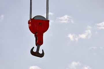 Image showing Old Crane Hooks