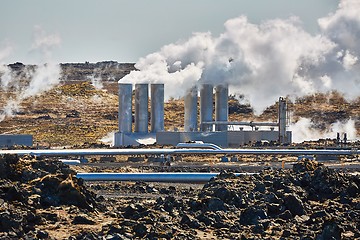 Image showing Geothermal power plant