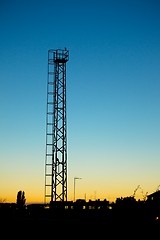 Image showing Watchpost in twilight