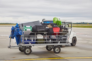 Image showing Bags at an airport