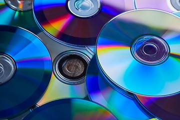 Image showing CD shiny background