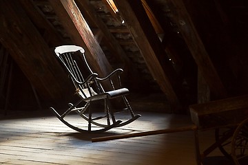 Image showing Old Rocking Chair