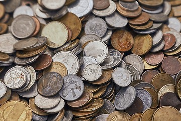 Image showing Many Assorted Coins