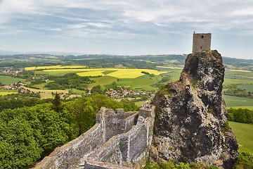 Image showing Trosky castle ruin