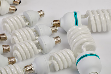 Image showing Compact Flurescent Bulbs