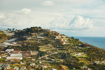 Image showing Mediterranean coastal landscape
