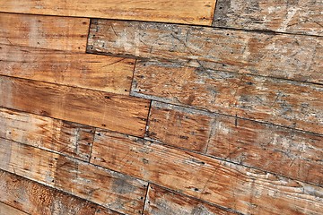 Image showing Wood deck pattern