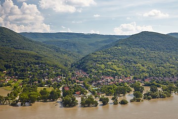 Image showing Flood river landscape