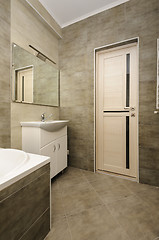 Image showing Modern bathroom interior