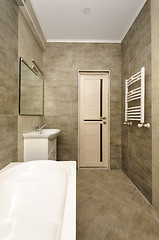 Image showing Modern bathroom interior