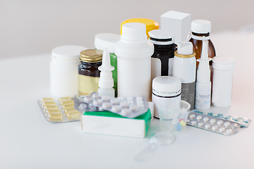 Image showing packs of different pills and medicine