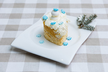 Image showing Xmas cookie on table