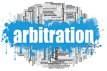 Image showing Arbitration word cloud