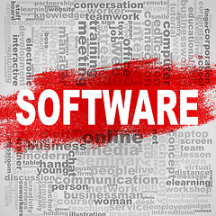 Image showing Software word cloud