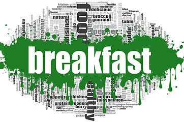 Image showing Breakfast word cloud