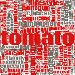 Image showing Tomato word cloud