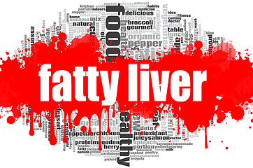 Image showing Fatty liver word cloud