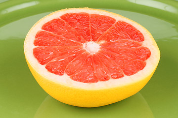 Image showing Ruby grapefruit close-up