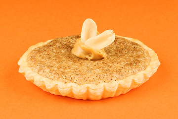 Image showing Mini peanut tart close-up