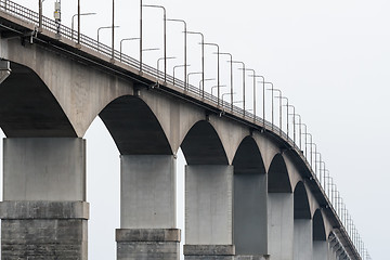 Image showing The top of the bridge