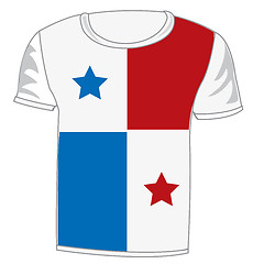 Image showing T-shirt flag Panama