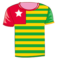 Image showing T-shirt with flag That