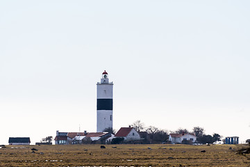 Image showing The Lighthouse at Ottenby in Sweden