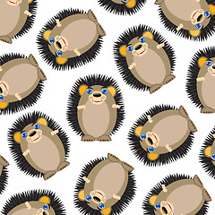 Image showing Animal hedgehog pattern