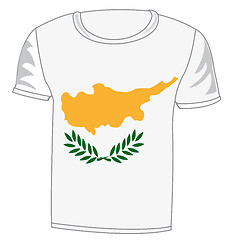 Image showing Cloth flag Cyprus