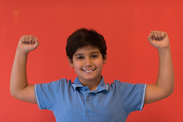 Image showing Portrait of a happy young boy