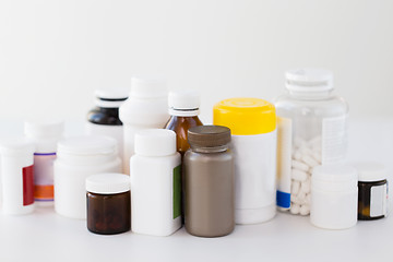 Image showing jars of different medicines