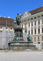 Image showing Statue of Emperor Francis II