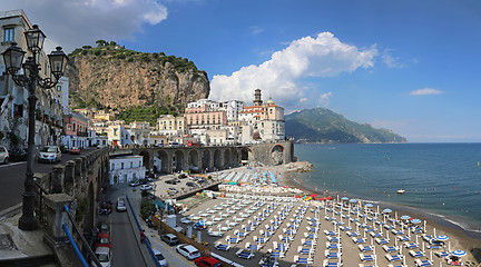 Image showing Amalfi Town Beach