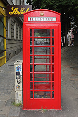 Image showing Red Phone Booth Vienna