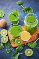 Image showing healthy green smoothie