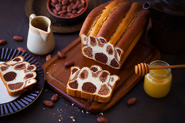 Image showing leopard cake