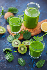 Image showing healthy green smoothie