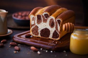 Image showing leopard cake