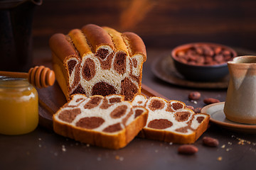 Image showing leopard cake