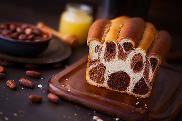 Image showing leopard cake