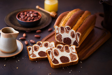 Image showing leopard cake