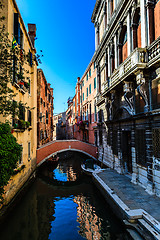 Image showing A beautiful summer day in idyllic Venice