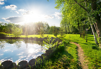 Image showing Park in summer