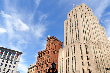 Image showing Place d'Armes in Montreal