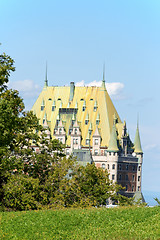 Image showing Chateau Frontenac Hotel in Quebec City, Canada